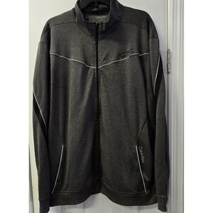 Calvin Klein Men's Full Zip Performance  Jacket  Size XXL Grey with White Accent